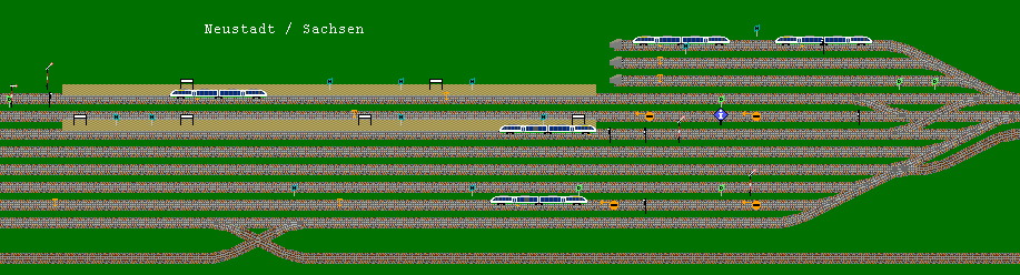 Privatbahnen in Neustadt/Sachsen