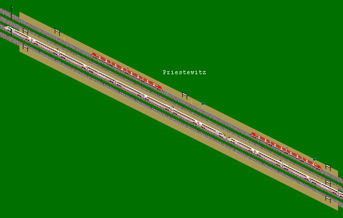 ICE und Regionalbahn in Priestewitz